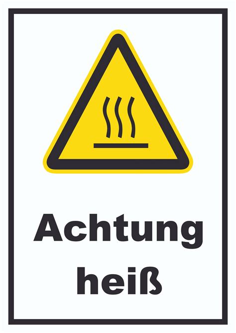 heiß .